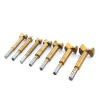 7Pcs Hinge Boring Wood Forstner Drill Bit Set with Continous Cutting Edge